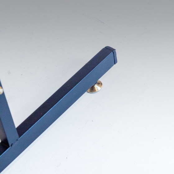 Image 1 of 1x Schrijftafel in mid-century modern stijl, messing en metaal, Italië jaren 1960