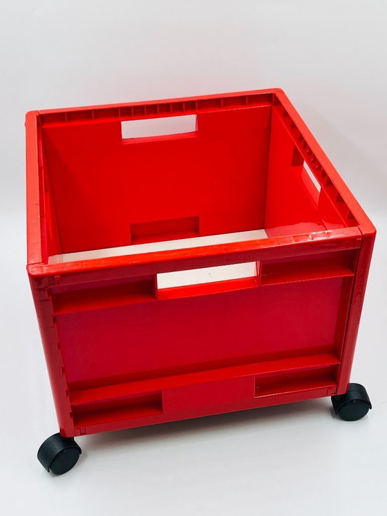 Image 1 of MÄRD IKEA rolling storage box, postmodern design
