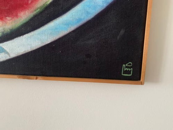 Image 1 of Large painting 'Watermelons' by the Kunstfabriek
