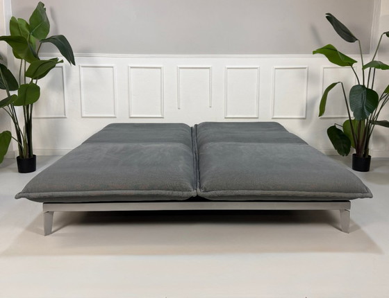 Image 1 of Rolf Benz Nova Designer Sofa Grey Couch Sleeping Function