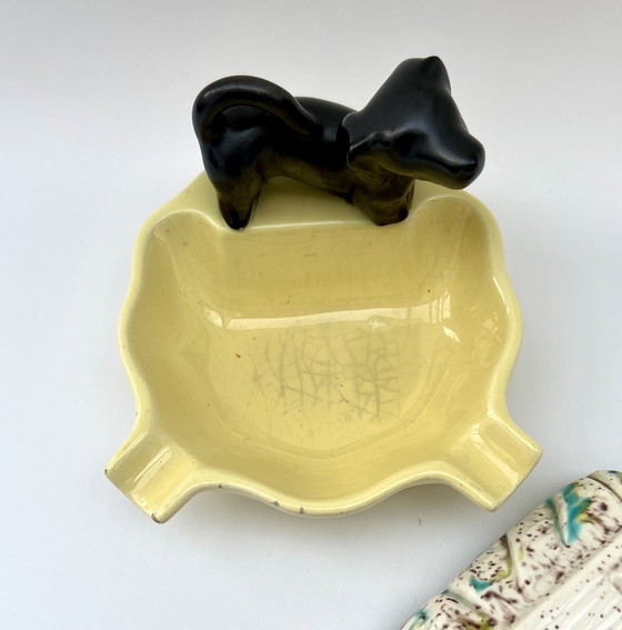Image 1 of Mid-century ceramic ashtrays – collection, West Germany ca. 1955–1970
