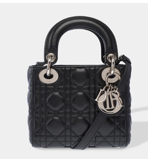 Sac Dior Lady Dior en Cuir Noir - 103453