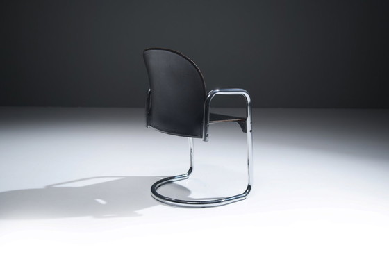 Image 1 of Very are leather Dialogo Dessau dining chairs by Afra E Tobia Scarpa C&B Italia