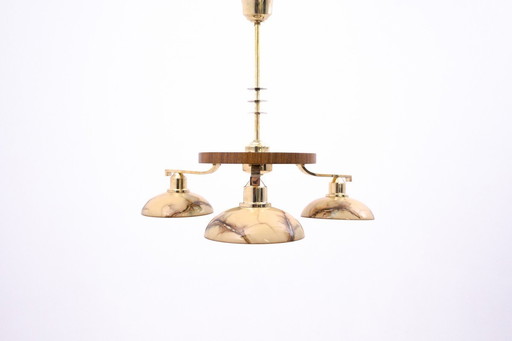 Mid-20th century Art Deco chandelier, Poland.