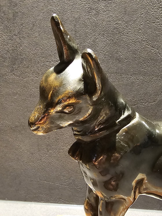 Image 1 of Set of art deco bookends/figurines of lambs