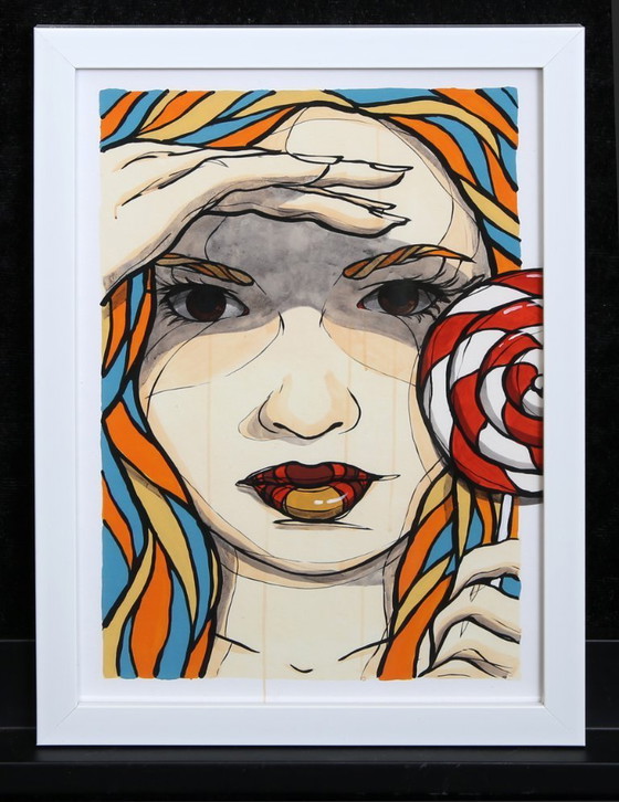 Image 1 of El Bocho - Lollipop - Giclée - signed by hand - ready to display