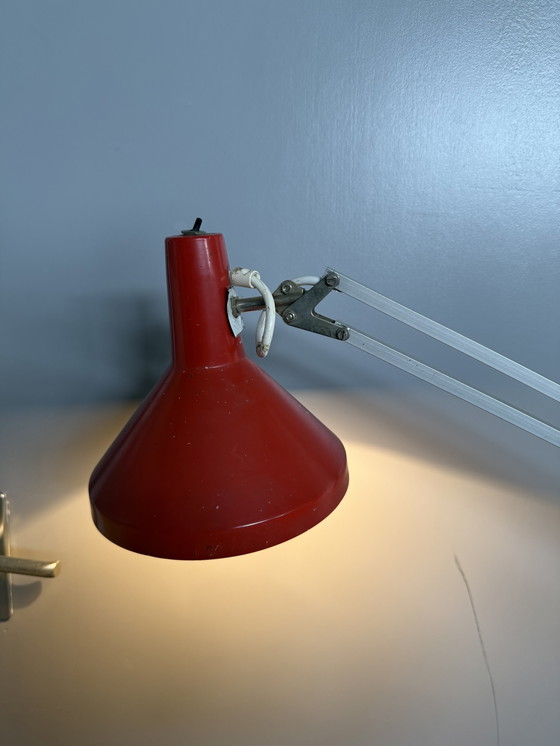Image 1 of Vintage architectenlamp ruim 2 meter hoog 