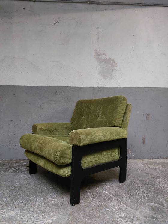 Image 1 of 2 X Mid - Century Green Relax Chairs