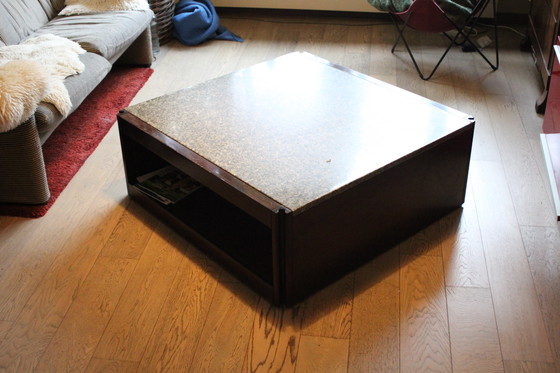 Image 1 of Angelo Mangiarotti 4D Coffee Table for Molteni, Italy 1960s