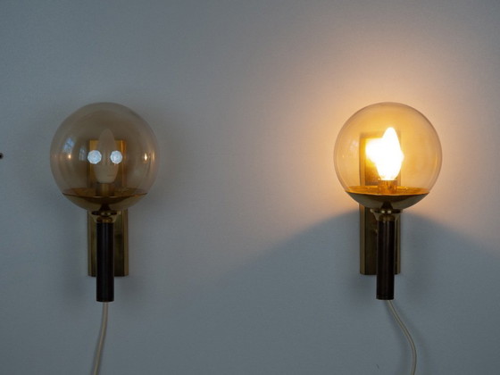 Image 1 of Pair of 2 wall lamps by Svend Mejlstrom, 1960s