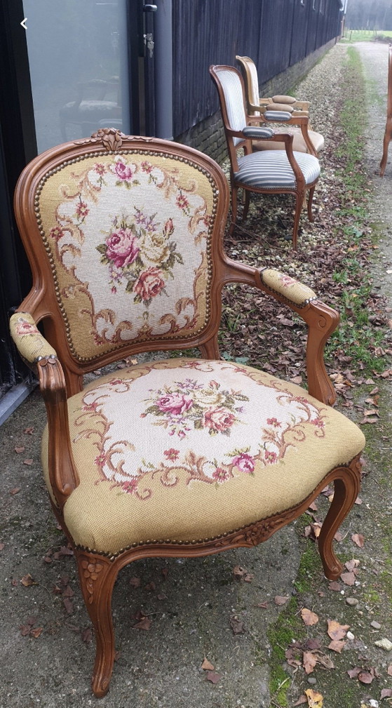 Louie Seize Fauteuil – Textile, Wood (photo 5 of 6)