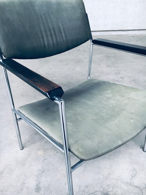 Image 1 of Midcentury Modern Dutch Design Armchair by Gijs Van Der Sluis, Netherlands 1960s