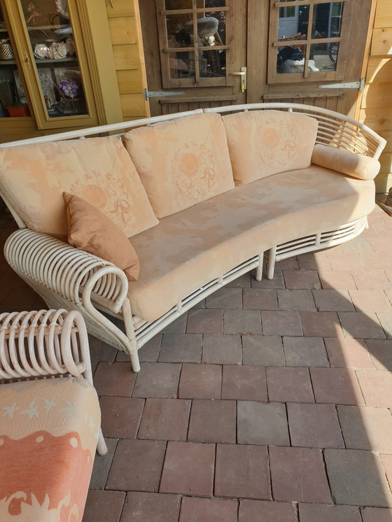 Image 1 of Mooie Royale Vintage Schütz 3-zits Bank + Fauteuil