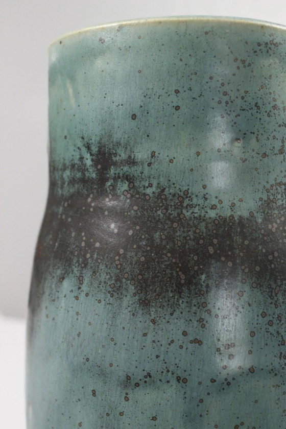 Image 1 of Lucien Arnaud in Saint-Amand en Puisaye - Large vase circa 1920, Carriès school