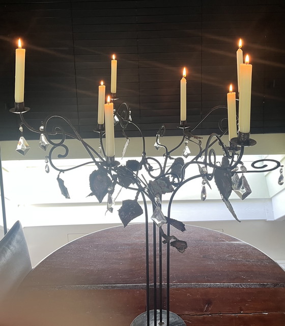 Image 1 of Maroeska Metz 8-arm candelabra