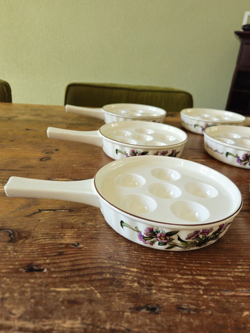 6 einzigartige Villeroy & Boch Botanica Escargot-Pfannen