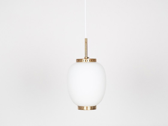 Image 1 of Danish vintage pendant lamp Kina by Bent Karlby, Lyfa, 1946