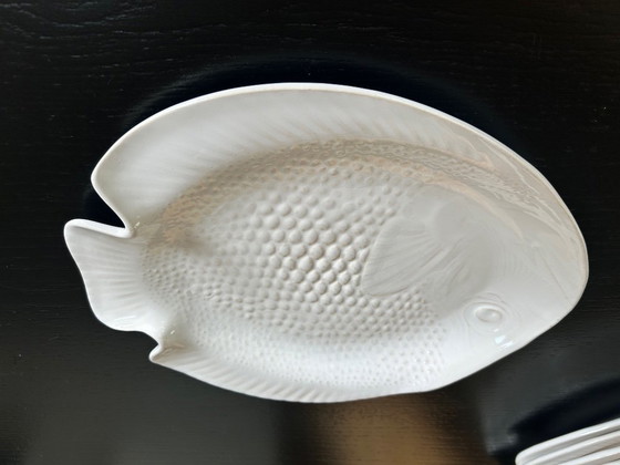 Image 1 of porcelain fish service