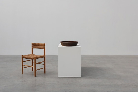 Image 1 of Grand bol en bois massif fait à la main dans le style wabi wabi, France ca. 1950