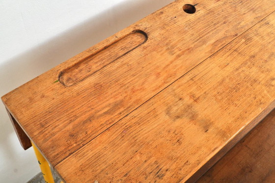 Image 1 of Banco scolastico vintage / banco scolastico anni '50