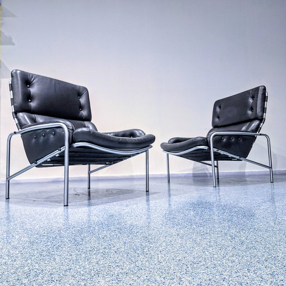 Image 1 of Ensemble de 2 chaises Nagoya SZ09 par Martin Visser pour Spectrum Years '1974