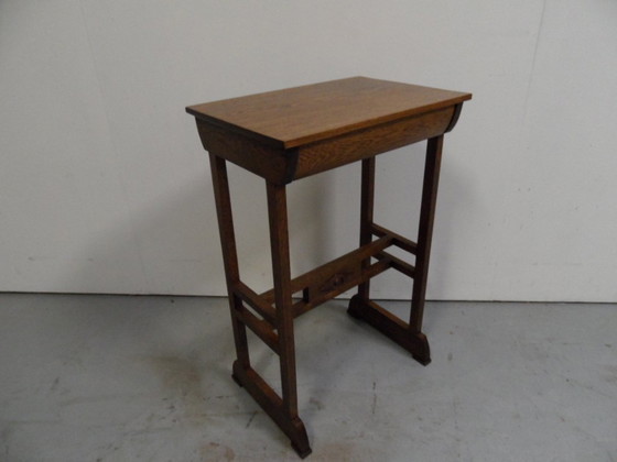 Image 1 of Vintage Oak Sidetable