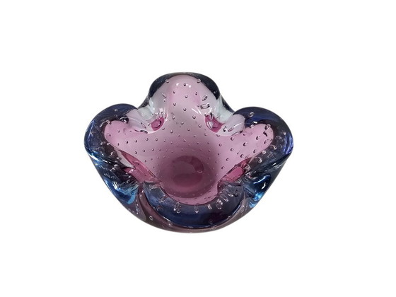 Image 1 of Murano - Sommerso - Bullicante - Eingeschlossene Luftblasen - Italien - 60er Jahre