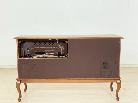 Image 1 of Chippendale Vintage Music Cabinet / Chest of Drawers / Mid-Century Sideboard / 1960s