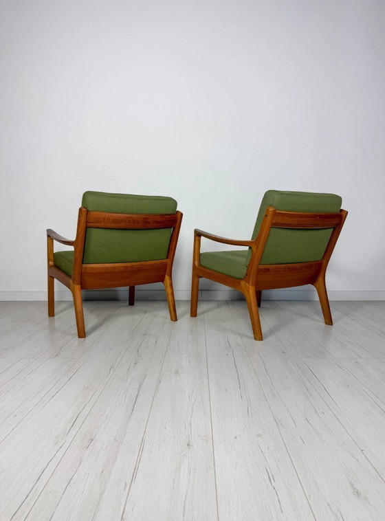 Image 1 of Vintage Senator Teak Lounge Set van Ole Wanscher voor France & Søn, Deens Design, jaren 60