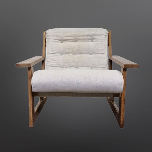 Sedia safari di design scandinavo, Svezia anni '60