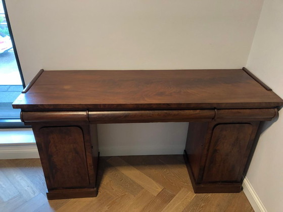 Scrivania Vintage in Legno con Linee Eleganti – Scrivanie, Wood (photo 6 of 6)