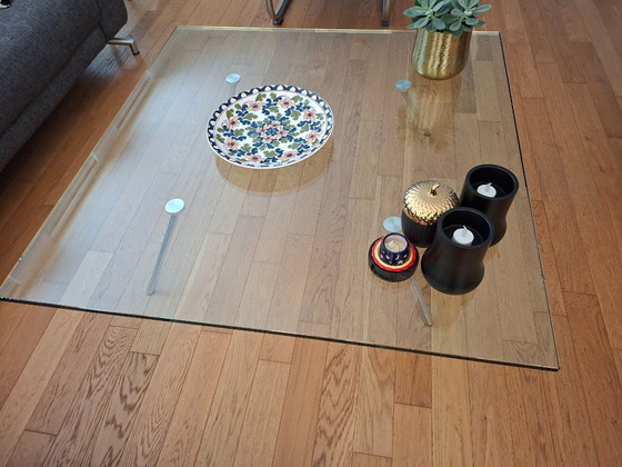 Table basse design en verre trempé – Beek, Tables basses, Glass, Metal (photo 2 of 5)