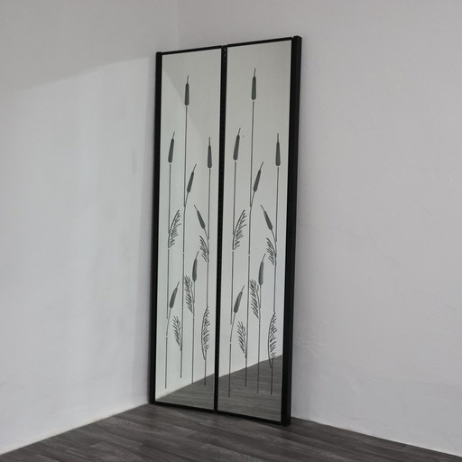 Backlit Wall Mirror 80s Design Modern Antiques