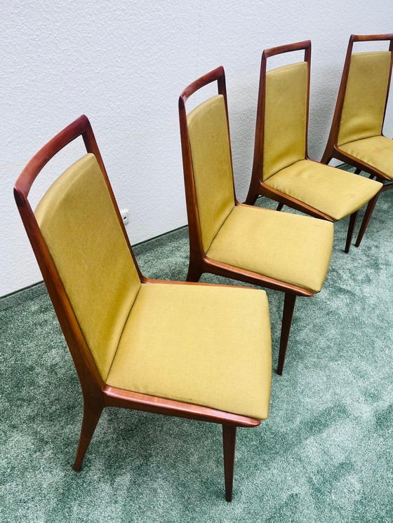 Image 1 of Ensemble de 6 chaises de salle à manger Casala du Mid Century - Design original des années 1960