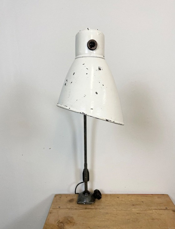 Image 1 of Large Industrial Workshop Table Lamp, 1960s