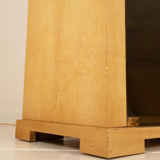 Aldo Tura Vetrina Razionalista in Pergamena mod. 2100, di Tura Milano 1970 – Vetrine, Glass (photo 15 of 27)