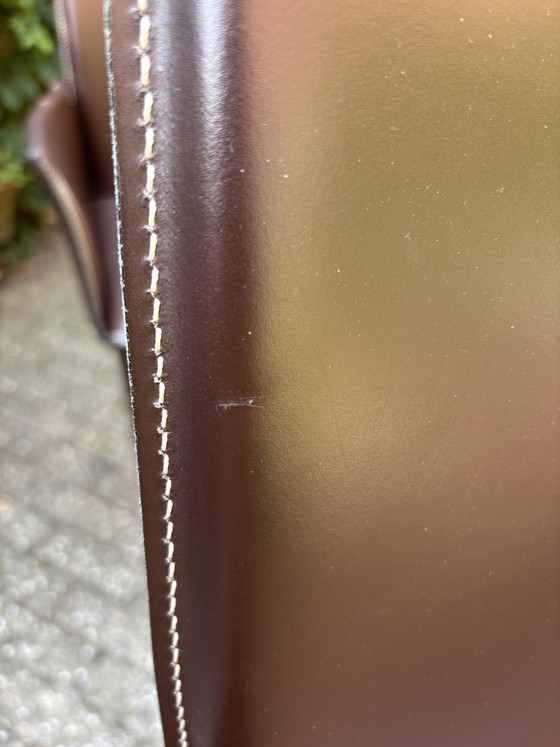 Bontempi Eetkamerstoel chocoladebruin, hoge rugleuning (6 stuks) – Eetkamerstoelen, Leather (photo 14 of 15)