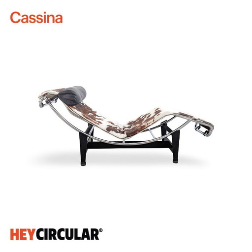 Original Cassina LC4 Chaise Longue Vintage Le Corbusier Peau de Vache