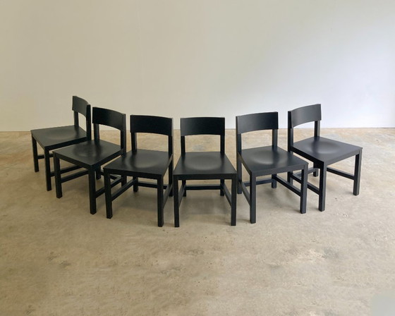 6x Chaise Lensvelt AVL Shaker par Atelier van Lieshout – Chaises de salle à manger, Wood (photo 8 of 14)