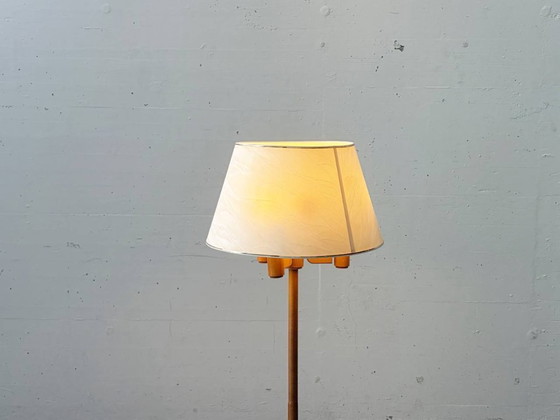Image 1 of Lampada da terra vintage in legno di ciliegio, anni '70