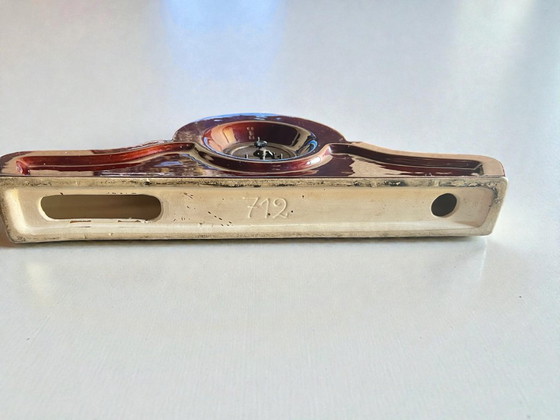 Image 1 of Orologio da camino in ceramica vintage WGP di metà secolo di S&G (Scheurich e Greulich)