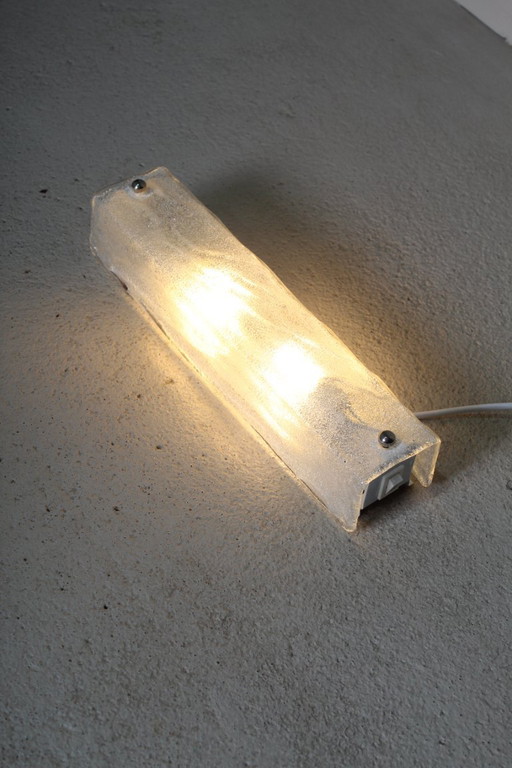 Applique murale vintage italienne en verre de Murano.