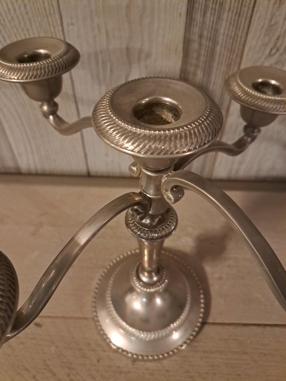 Image 1 of Vintage 5-armed candle holder
