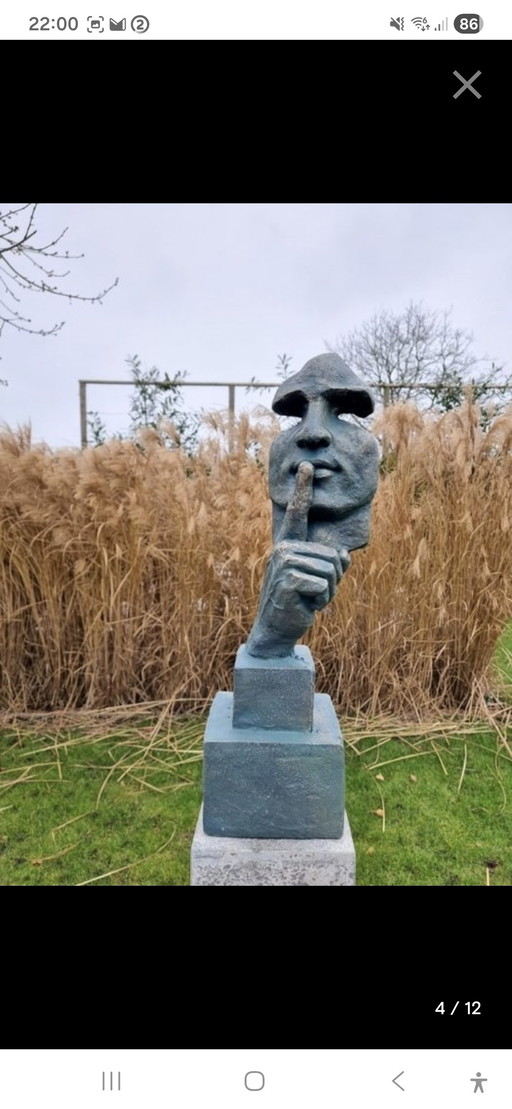 Sculpture Silence polystone 76 cm