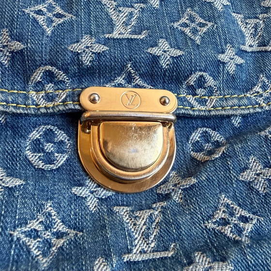 Louis Vuitton denim Sac Plat – Bolsos tote, Vintage (photo 13 of 27)
