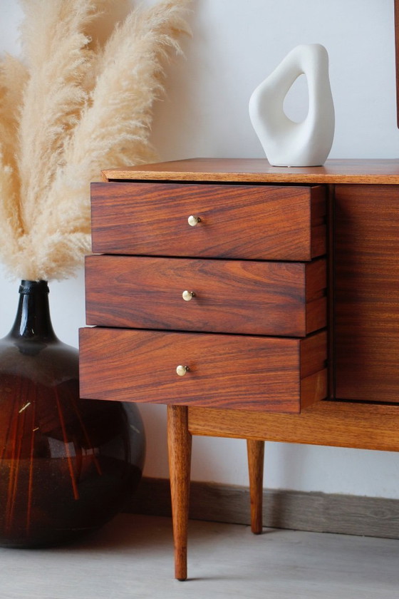 Image 1 of Credenza Uniflex in mogano e palissandro (1960) - Mobili d'epoca