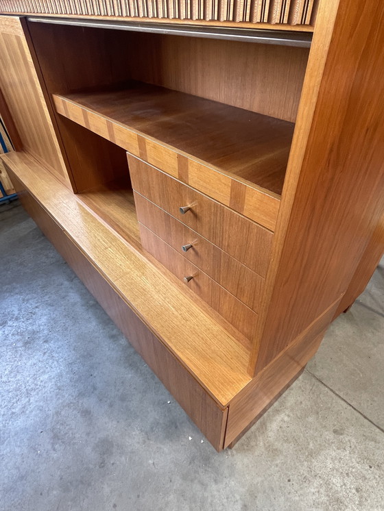 Image 1 of Vintage Swedish Wall Unit / Highboard - Royal Board 1970's