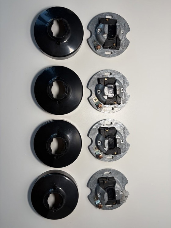 STAFF spherical lights, set of 4, wall lamps, 1960s/70s, Space Age, adjustable – Spot lights, Metal (photo 20 of 20)