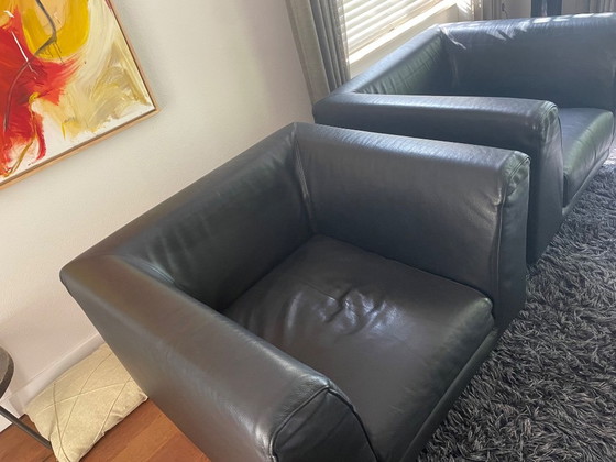Divano Capellini Elan + 2 Poltrone – Cappellini, Divani 3 posti, Leather, Metal (photo 7 of 7)