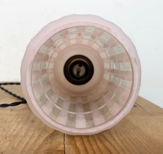 Image 1 of Vintage Glass Ceiling Light, 1970s